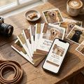 Dog Photo Recipe Cards