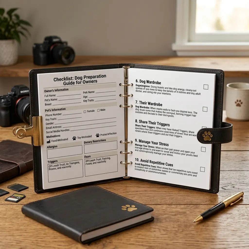 Checklist Dog Preparation Guide for Owners